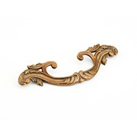 Schaub French Court 5 3/8 inch CC Swag Pull in Monticello Brass