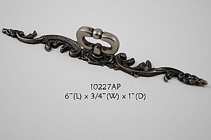 Residential Essentials 10227 Cabinet Pull in Aged Pewter