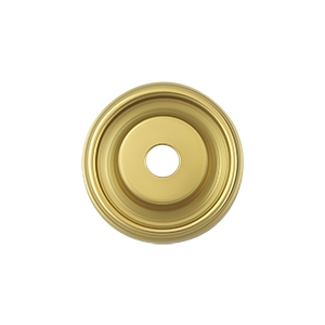 Deltana Solid Brass 1 Inch Diameter Base Plate for Knobs