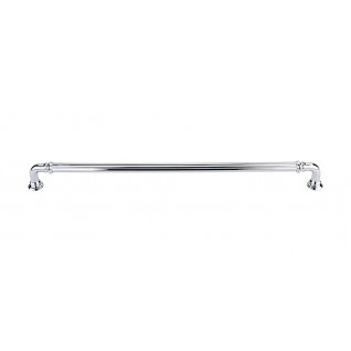 Top Knobs Chareau TK326PC Reeded Pull 12 Inch CC Polished Chrome