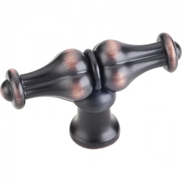 Hardware Resources Bella 2-1/4 Inch Cabinet Knob - Brushed Oil-Rubbed Bronze