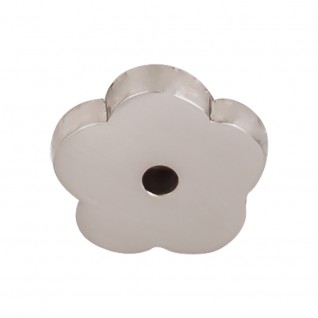 Top Knobs M2005 Aspen II Flower Backplate 1 Inch Brushed Satin Nickel