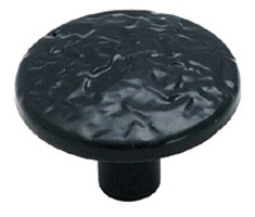 Amerock 1 1/4 Inch Textured Black Colonial Cabinet Knob