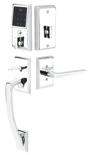 Emtek EMTouch Ares Grip Keyless Handleset