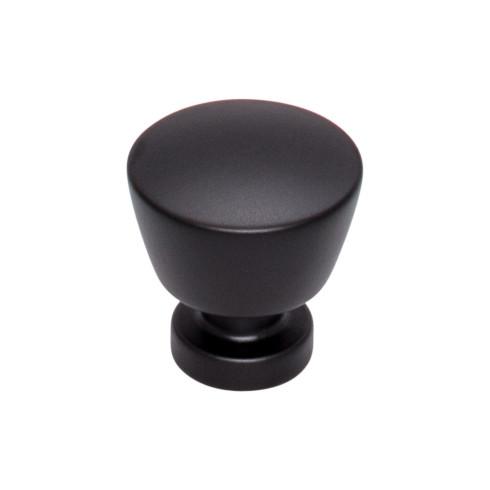 Top Knobs TK960BLK Allendale Knob 1 1/8 Inch Flat Black