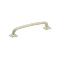 Schaub Northport 6 inch CC Rounded Cabinet Pull in Satin Nickel