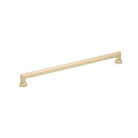 Schaub Empire 12 inch CC Cabinet Pull in Signature Satin Brass
