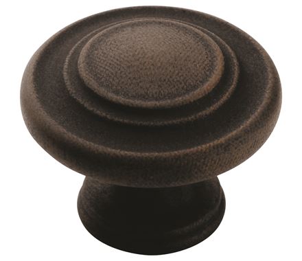 Amerock Inspirations 1 5/16 Inch Cabinet Knob Antique Rust