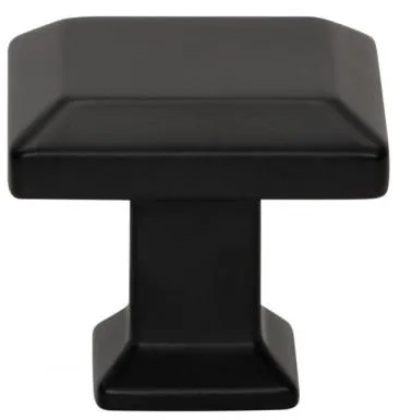 Atlas Homewares Sweetbriar lane Square Knob 1 1/4 Inch Matte Black