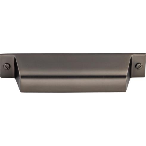 Top Knobs TK773AG Channing 3 3/4 inch CC Cup Pull Ash Gray