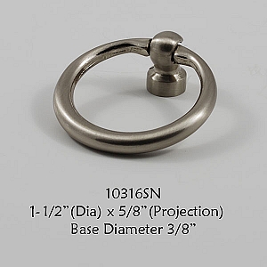 Residential Essentials 10316 Cabinet Pull in Satin Nickel