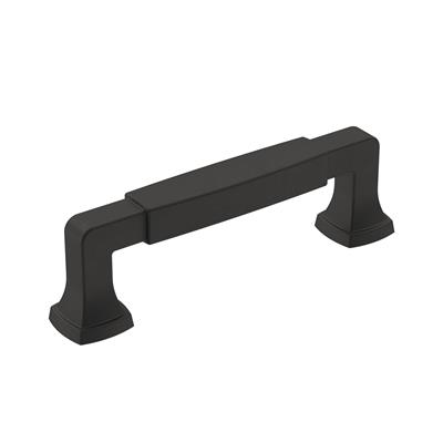 Amerock Stature 3-3/4 Inch cc Cabinet Pull Matte Black