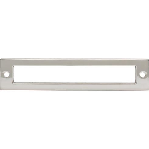Top Knobs TK925PN Hollin Backplate 5 1/16 Inch CC Polished Nickel