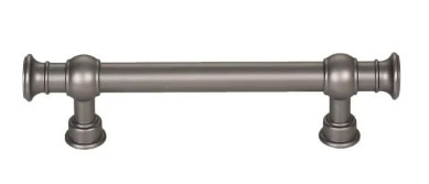Top Knobs TK3121AG Ormonde Pull 3 3/4 Inch CC Ash Gray