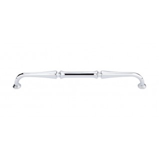Top Knobs TK344PC Chalet Pull 9 Inch CC Polished Chrome