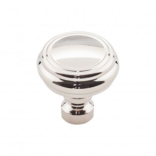 Top Knobs TK88PN Brixton 1 1/4 inch Rimmed Knob Polished Nickel