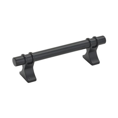 Amerock Davenport 3-3/4 Inch cc Cabinet Pull Matte Black
