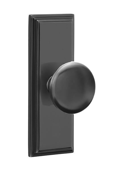 Emtek Providence Knob with 7 Inch Wilshire Sideplate
