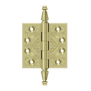 Deltana 3 1/2 Inch x 3 1/2 Inch Ornate Hinges