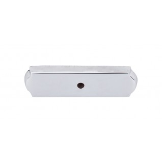 Top Knobs M2009 Aspen II Rectangle Backplate 2 1/2 Inch Polished Chrome