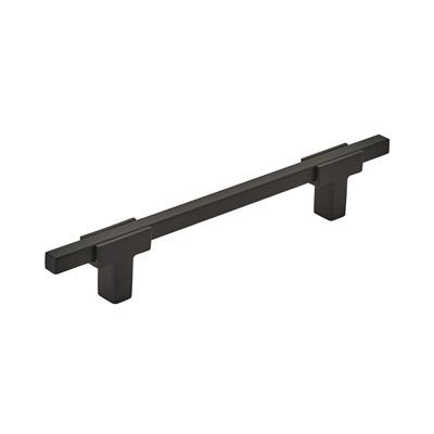 Amerock Urbanite 5-1/16 Inch cc Cabinet Pull Matte Black