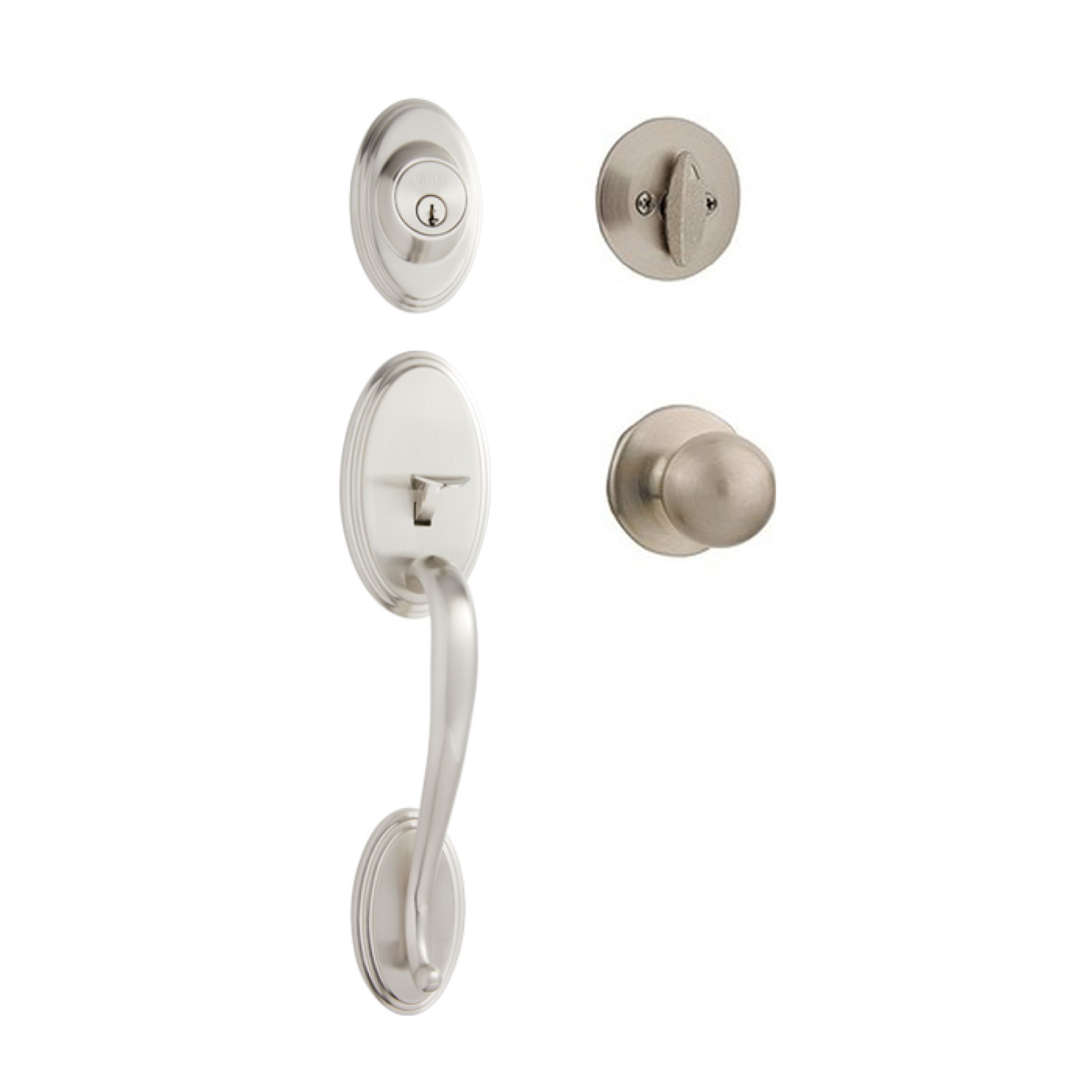 Better Home Products Embarcadero Handleset with Marina Knob