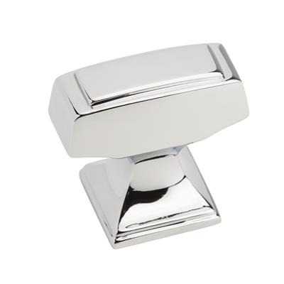 Amerock Mulholland 1-1/4 Inch cc Cabinet Knob Polished Chrome