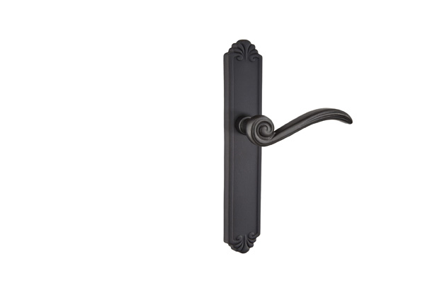 Emtek Configuration 7 Cast Bronze Tuscany 2X10 Multi Point Lock Trim Only