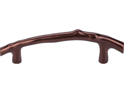 Top Knobs M1348 Aspen Twig 5 Inch CC Cabinet Pull Mahogany Bronze