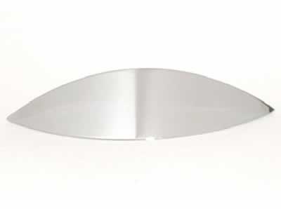 Top Knobs M415 Nouveau 2 1/2 Inch CC Eyebrow Cup Pull Polished Chrome