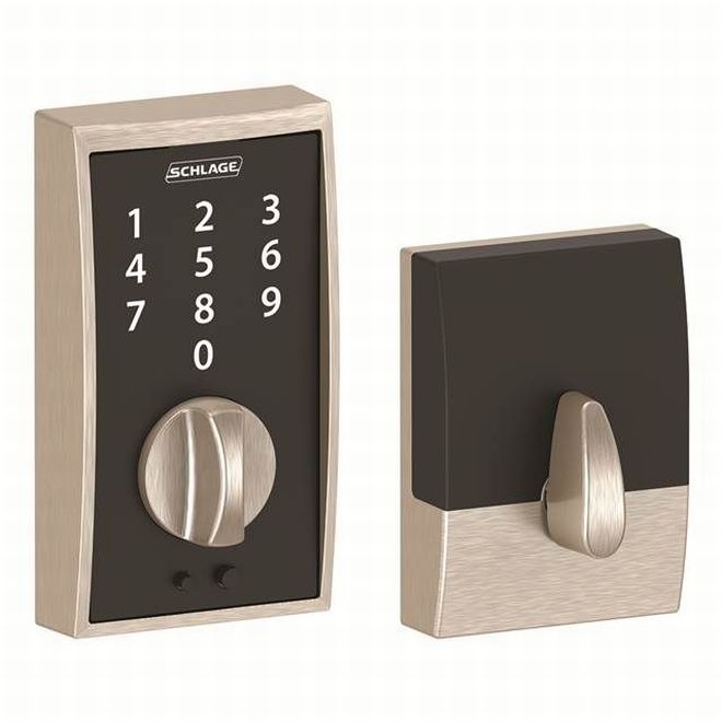 Schlage BE375 Century Keyless Touch Deadbolt