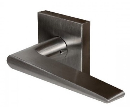 Linnea L16 Stainless Steel Door Lever With Square Rosette