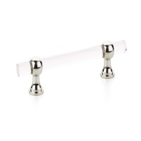 Schaub Lumiere Transitional Adjustable pull 4 inch cc Polished Nickel