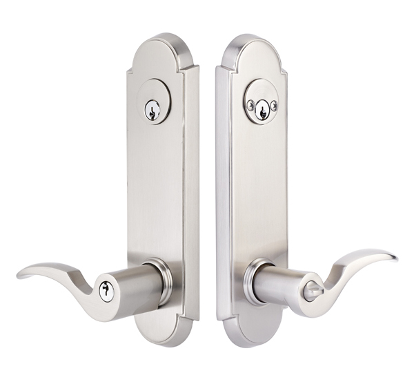 Emtek Annapolis Two Point Double Cylinder Sideplate