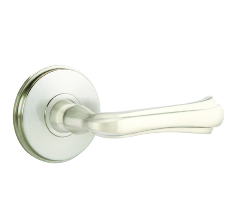 Emtek Wembley Lever with Watford Rosette