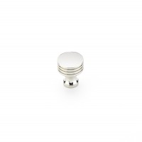 Schaub Menlo Park Layered Round Knob 1 1/4 inch dia Polished Nickel