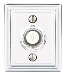 Emtek Brass Wilshire Door Bell Cover
