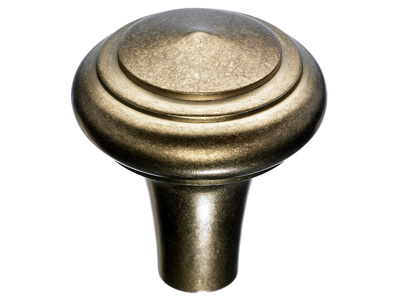 Top Knobs M1486 Aspen Peak Knob 1 1/4 Inch Light Bronze