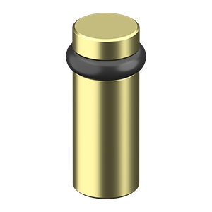 Round Universal Floor Bumper 3 Inch, Solid Brass