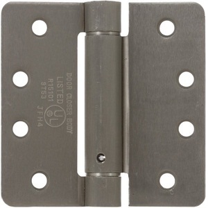 Advantage 4 Inch Grade I Commercial Spring Hinges with 1/4 Inch Radius Corners (EACH)