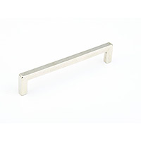 Schaub Vinci Pull 6 inch cc Polished White Bronze