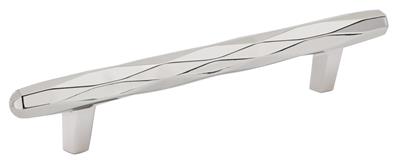 Amerock St. Vincent 5-1/16 Inch cc Cabinet Pull Polished Nickel