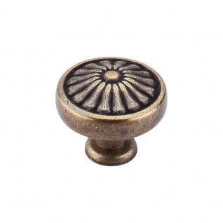 Top Knobs M1597 Flower Knob 1 1/4 Inch German Bronze