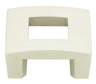 Atlas Homewares Centinel Square Knob 1 1/4 Inch CC Polished Nickel