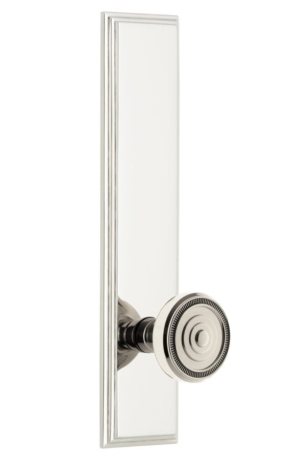 Grandeur Carre Tall Plate with Soleil Knob