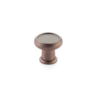 Schaub Steamworks 1 1/4 inch Round Knob in Empire Bronze