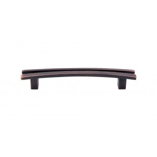 Top Knobs TK86TB Sanctuary I Flared Pull 5 Inch CC Tuscan Bronze