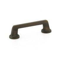 Schaub Northport Rounded 4 inch CC Cabinet Pull in Ancient Bronze