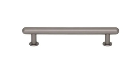 Top Knobs TK3332AG Lambert 5 1/16 Inch Pull Ash Gray
