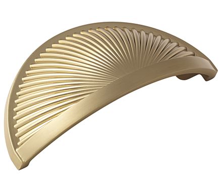 Amerock Sea Grass 3 Inch CC Cup Pull Golden Champagne